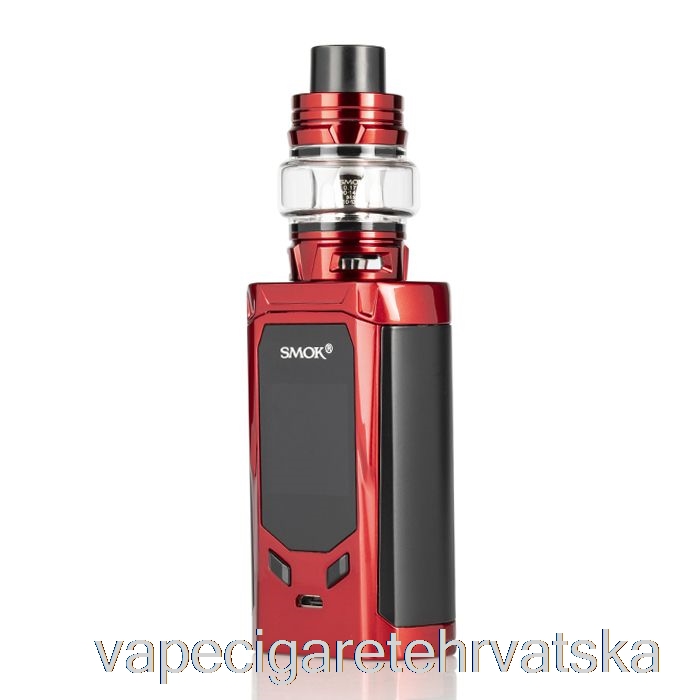 Vape Cigareta Smok R-kiss 200w & Tfv8 Baby V2 Starter Kit Crvena